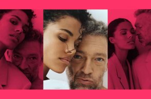 Vincent Cassel and Tina Kunakey