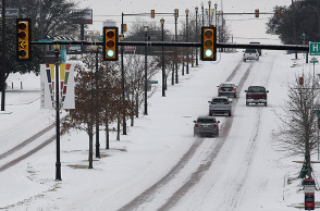 Τέξας - Χιόνια - Κύμα ψύχους 
