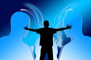 Εικονογράφηση με φιγούρες ανθρώπων