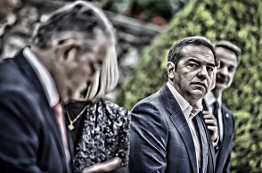 Κουτσούμπας, Γεννηματά, Τσίπρας, Μητσοτάκης