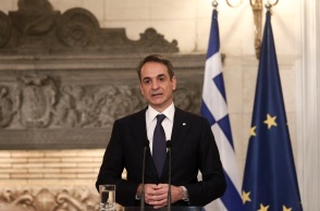 Ο πρωθυπουργός Κυριάκος Μητσοτάκης 