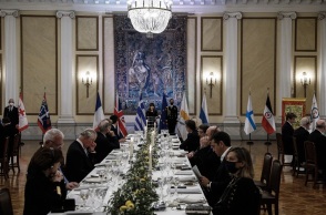 Επίσημο Δείπνο στο Προεδρικό Μέγαρο για τους προσκεκλημένους των εκδηλώσεων για τη συμπλήρωση 200 ετών από την Επανάσταση του 1821