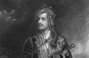 O λόρδος Byron με ελληνική ενδυμασία σε πίνακα του Thomas Phillips
