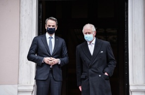 ΣΥΝΑΝΤΗΣΗ ΤΟΥ ΠΡΩΘΥΠΟΥΡΓΟΥ ΚΥΡ. ΜΗΤΣΟΤΑΚΗ ΜΕ ΤΟΝ ΠΡΙΓΚΗΠΑ ΚΑΡΟΛΟ