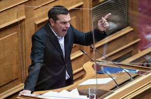 Ο Αλέξης Τσίπρας στη συζήτηση στη Βουλή για την Προανακριτική Παππά