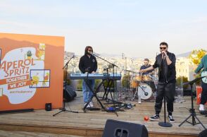 Οι Alcatrash στο πρώτο at the Balcony event του Aperol Spritz