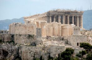 Άποψη της Ακρόπολης από το λόφο της Πνύκας © ΑΠΕ-ΜΠΕ/ΑΠΕ-ΜΠΕ/Παντελής Σαίτας 