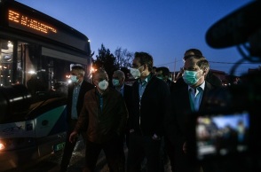 πίσκεψη του Πρωθυπουργού Κυριάκου Μητσοτάκη στο αμαξοστάσιο της ΟΣΥ