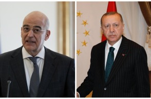 Νίκος Δένδιας και Ρετζέπ Ταγίπ Ερντογάν