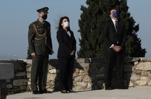 Στην Ακρόπολη η Κατερίνα Σακελλαροπούλου