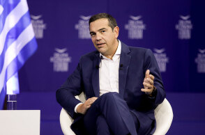 Ο Αλέξης Τσίπρας στο 6ο Οικονομικό Φόρουμ των Δελφών