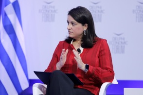 Η υπουργός Παιδείας, Νίκη Κεραμέως