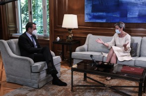 Συνάντηση Βεστέγκερ- Μητσοτάκη 