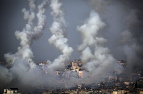 Kατάρρευση κτιρίου στη Γάζα