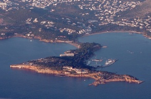 Αεροφωτογραφία του Αστέρα Βουλιαγμένης