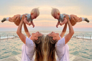 Η Τόρα Μπράιτ και ο γιος της