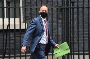 Ο υπουργός Υγείας, Ματ Χάνκοκ