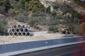 Έργα στην Εθνική Οδό (ΦΩΤΟ ΑΡΧΕΙΟΥ)