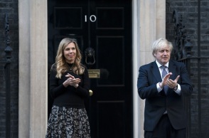 Μπόρις Τζόνσον και Κάρι Σίμοντς