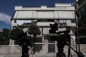 Το σημείο της δολοφονίας της 64χρονης στην Αγία Βαρβάρα