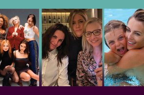 Spice Girls, Elizabeth Hurley-Damian Hurley, Courteney Cox-Jennifer Aniston-Lisa Kudrow