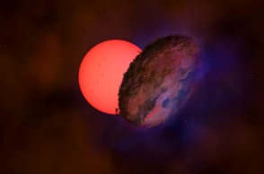 Γιγάντιο άστρο που φαίνεται να αυξομειώνει τη φωτεινότητα του