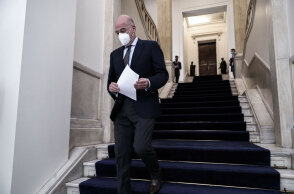 Νίκος Δένδιας, υπουργός Εξωτερικών της Ελλάδας - Καλεί με επιστολή του να αλλάξει η ονομασία στις φανέλες που χρησιμοποιεί η Βόρεια Μακεδονία στο EURO 2020