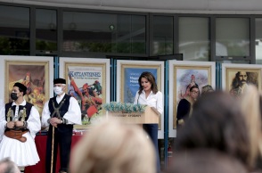 Στιγμιότυπα από την επίσκεψη της αντιπροσωπείας της Επιτροπής «Ελλάδα 2021» στο Δήμο Κορδελιού-Ευόσμου