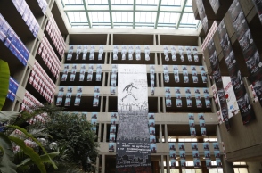 Στιγμιότυπο από τις φοιτητικές εκλογές, Πανεπιστημιούπολη, Αθήνα