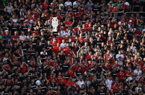 Γεμάτο το γήπεδο «Φέρεντς Πούσκας» στον αγώνα για το EURO 2020 ανάμεσα σε Ουγγαρία και Πορτογαλία