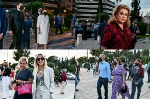 Καλεσμένοι στην επίδειξη του οίκου Dior στο Καλλιμάρμαρο