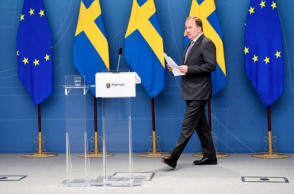 Ο πρωθυπουργός της Σουηδίας, Στέφαν Λεβέν