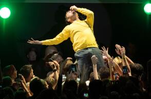 Ο Damon Albarn σε συναυλία των Gorillaz στο Paleo Festival, Νιόν, Ελβετία, 20 Ιουλίου 2018