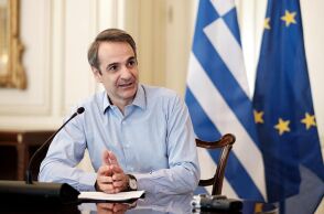 Ο Πρόεδρος της Νέας Δημοκρατίας και Πρωθυπουργός Κυριάκος Μητσοτάκης 