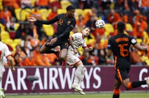 Στιγμιότυπο από προηγούμενο αγώνα της Ολλανδίας στο Euro 2020