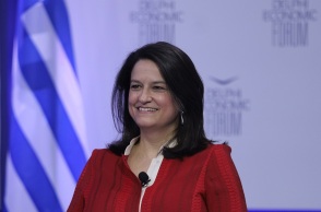 Η υπουργός Παιδείας, Νίκη Κεραμέως