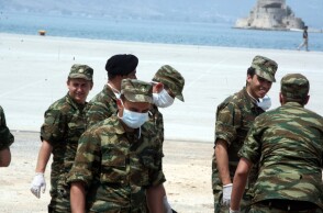 Στρατιώτες του KEMX στη Θεσσαλονίκη © Eurokinissi / ΠΑΠΑΔΟΠΟΥΛΟΣ ΒΑΣΙΛΗΣ