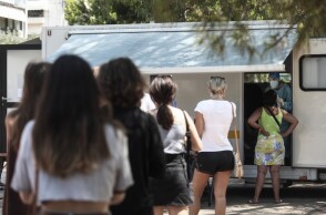 Η κατανομή των νέων κρουσμάτων κορωνοϊού στην Αττική που ανακοίνωσε ο Εθνικός Οργανισμός Δημόσιας Υγείας σήμερα, Πέμπτη 8 Ιουλίου 2021  © EUROKINISSI/ΒΑΣΙΛΗΣ ΡΕΜΠΑΠΗΣ