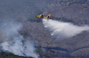 Μεγάλη φωτιά στη Χίο