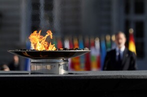 H Ισπανία αποτίει σήμερα φόρο τιμής στα 81.043 θύματα της πανδημίας του κορωνοϊού / ΕPA 