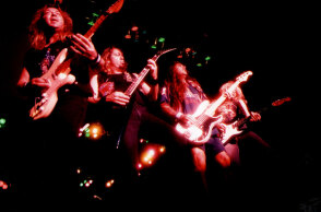 Στιγμιότυπο από τη συναυλία των Iron Maiden στην Αθήνα, το 1999