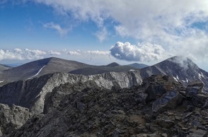 Στιγμιότυπο από την ανάβαση στις κορυφές του Ολύμπου