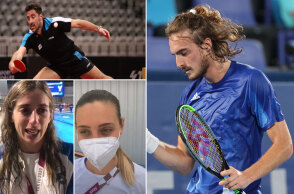 Ολυμπιακοί Αγώνες Τόκιο 2020: Παναγιώτης Γκιώνης, Άννα Ντουντουνάκη, Άννα Κορακάκη και Στέφανος Τσιτσιπάς