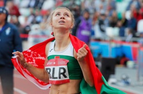 Η 24χρονη λευκορωσίδα σπρίντερ Κριστίνα Τσιμανούσκαγια © EPA / SERGEY DOLZHENKO