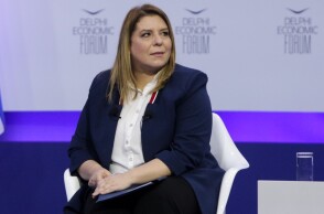 H Υφυπουργός Εργασίας και Κοινωνικών Υποθέσεων Μαρία Συρεγγέλα © EUROKINISSI / ΣΑΓΙΑΣ ΤΑΚΗΣ