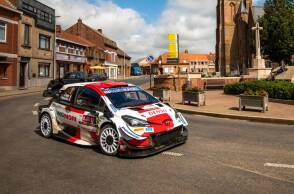 Στιγμιότυπο από τον αγώνα Ράλι Ypres στο Βέλγιο