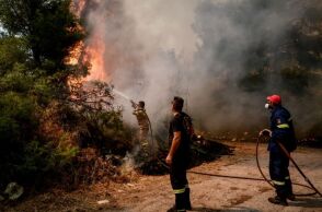 Επιχείρηση κατάσβεσης των εστιών στη βορειοανατολική Αττική © EUROKINISSI/ΤΑΤΙΑΝΑ ΜΠΟΛΑΡΗ 