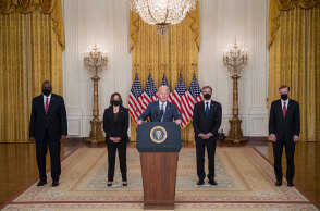 Ο Αμερικανός πρόεδρος Τζο Μπάιντεν, στο διάγγελμά του προς τους Αμερικανούς για το Αφγανιστάν και την εκκένωση της Καμπούλ