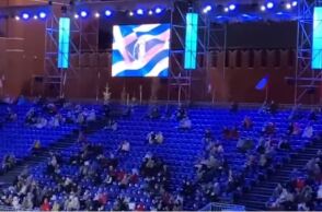 Ο Μίκης Θεοδωράκης τιμήθηκε στην Κόκκινη Πλατεία της Μόσχας