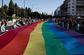 Στιγμιότυπο από το Athens Pride 2019, το Φεστιβάλ Υπερηφάνειας της Αθήνας